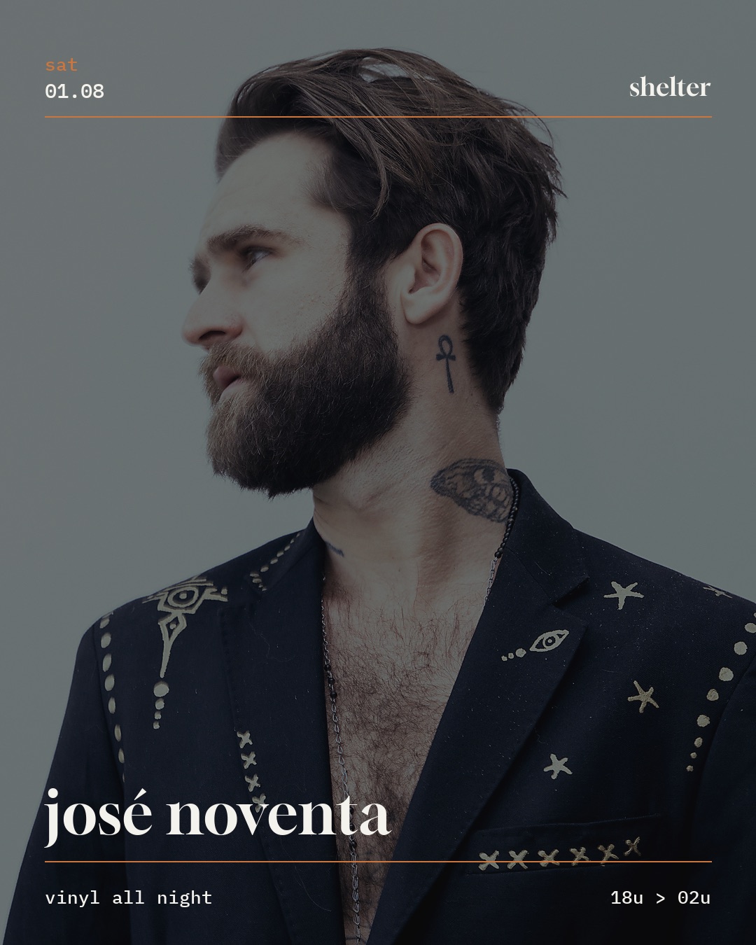 @shelter.antwerp — sat 01.08, shelter opening w/ josé noventa, vinyl all night